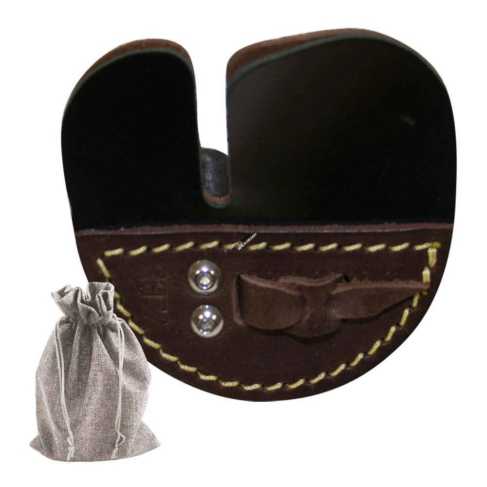 VLBB Split Finger Calf Skin Tab With ABS Spacer 2 VLBB Split Finger Calf Skin Tab With ABS Spacer - Image 2