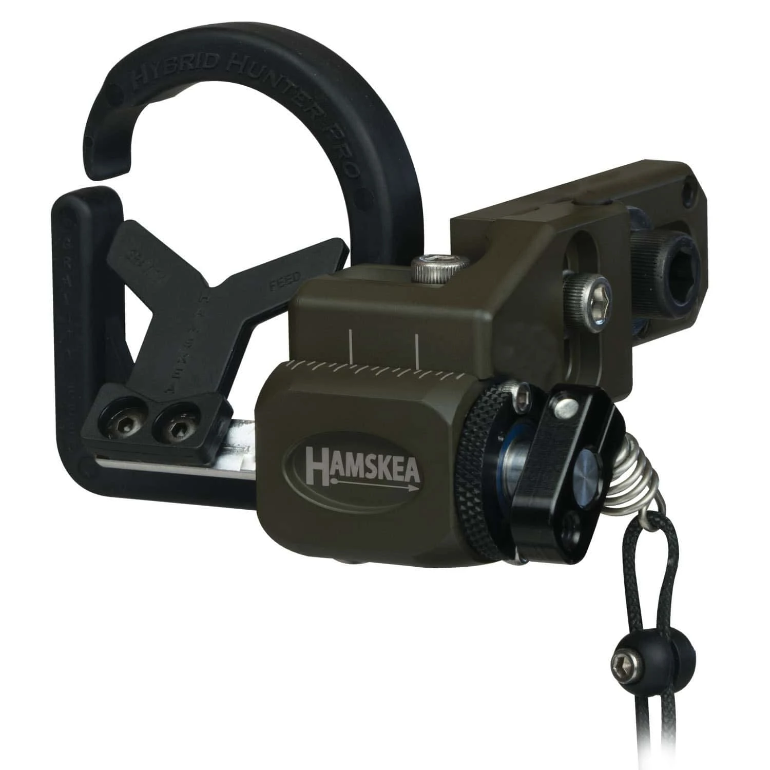 Hamskea Archery Solutions Arrow Rest Hybrid Hunter Pro Standard OD Green Right Hand Drop-Away 200774 1 Hamskea Archery Solutions Arrow Rest Hybrid Hunter Pro Standard OD Green Right Hand Drop-Away 200774