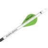 New Archery Products QuikFletch Quikspin 2″ Vanes White/2 Green 6 Pack NAP-60-635