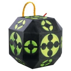 Rinehart Targets 18-1 Archery Target 15″x15″x15″ 18110 Black W/Green BLEM