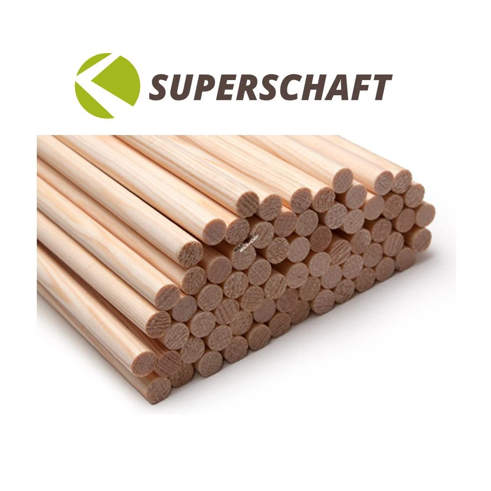 Superschaft Pine Tapered Arrow Shafts - 11/32 To 5/16 1 Superschaft Pine Tapered Arrow Shafts - 11/32 To 5/16