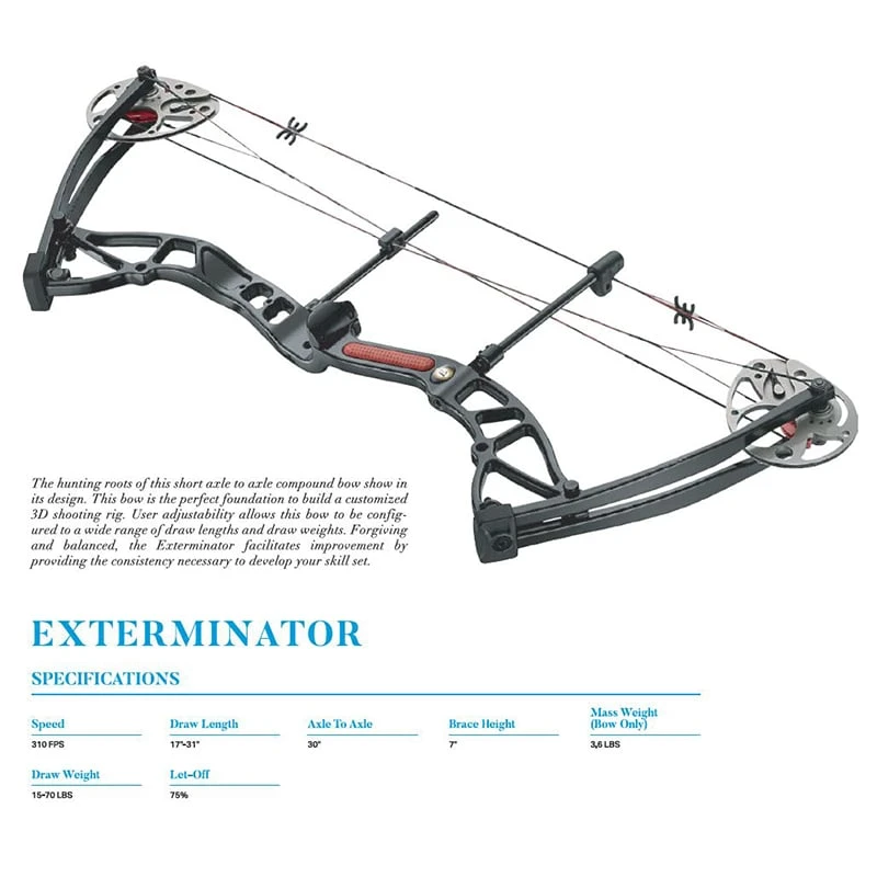 EK Archery Exterminator Compound Bow - Folium Camo 1 EK Archery Exterminator Compound Bow - Folium Camo